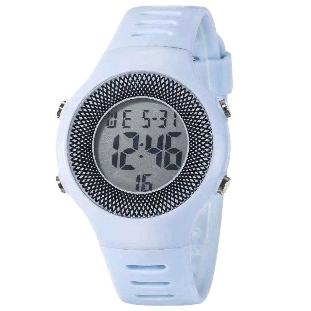 酷炫时尚学生运动手表户外运动防水多功能夜光计时器闹钟电子手表