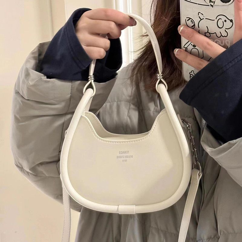 韓系小挎包百搭辣妹腋下包包女2023新款手提包手拎外出單肩斜挎包