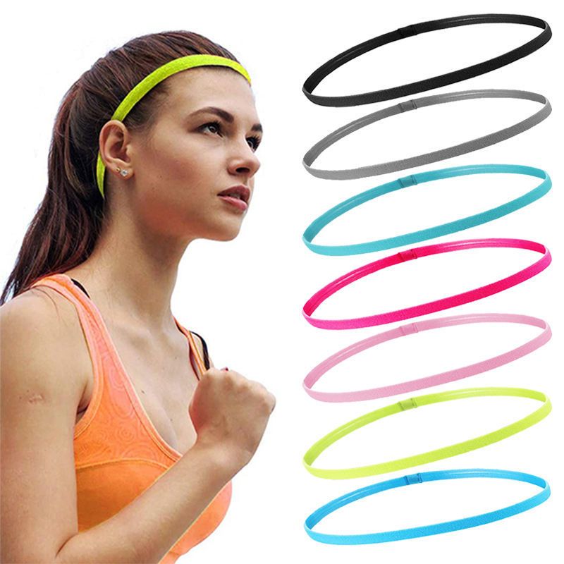 【 】 Faixas de cabeça esportivas antiderrapantes de silicone para absorção de suor, masculinas e femininas, para ioga, corrida, futebol e suor_voghion.com