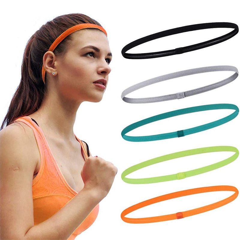 【 】 Faixas de cabeça esportivas antiderrapantes de silicone para absorção de suor, masculinas e femininas, para ioga, corrida, futebol e suor_voghion.com