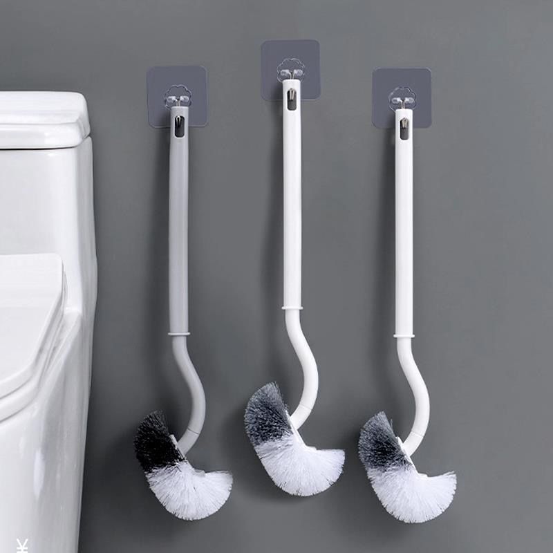 Bathroom toilet brush home toilet cleaning toilet cleaning 2023 new base wall hanging artifact no dead angle brush