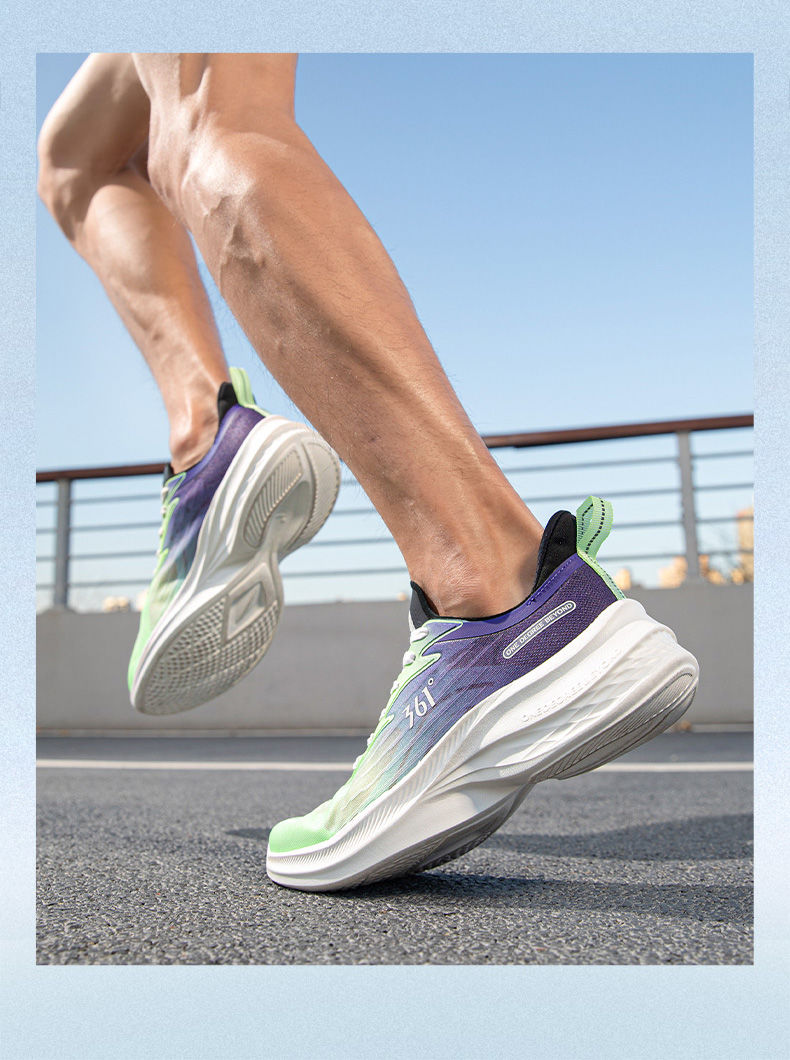 361 ° Speed for Men 2024 Summer New Shock Absorbent Trainer Aerobic Training Soft Bottom Running Shoes_voghion.com