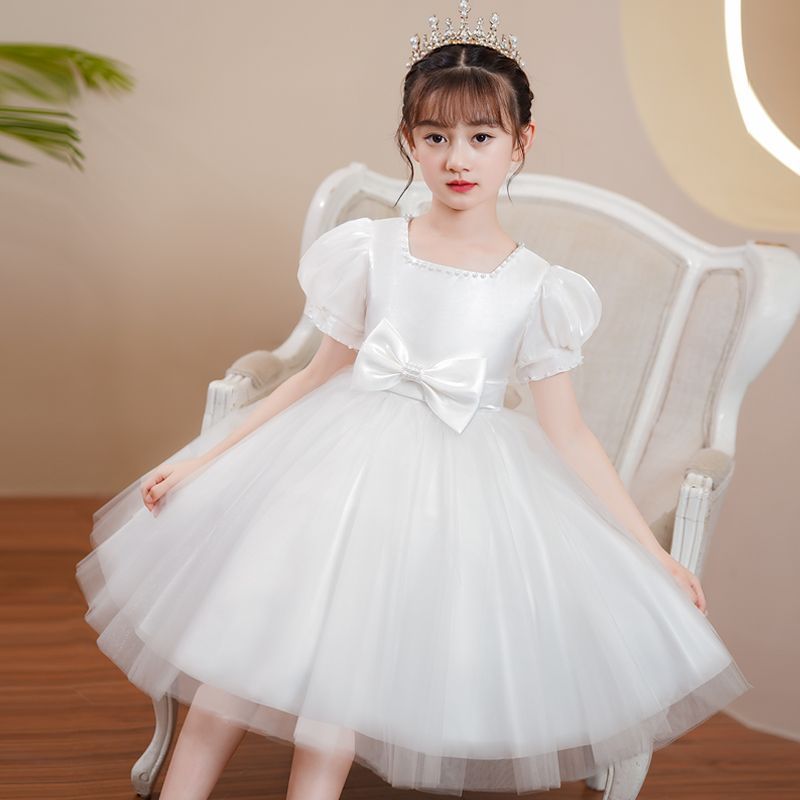 Children's dress high-end girl princess dress birthday flower girl wedding little girl wedding dress host piano costume