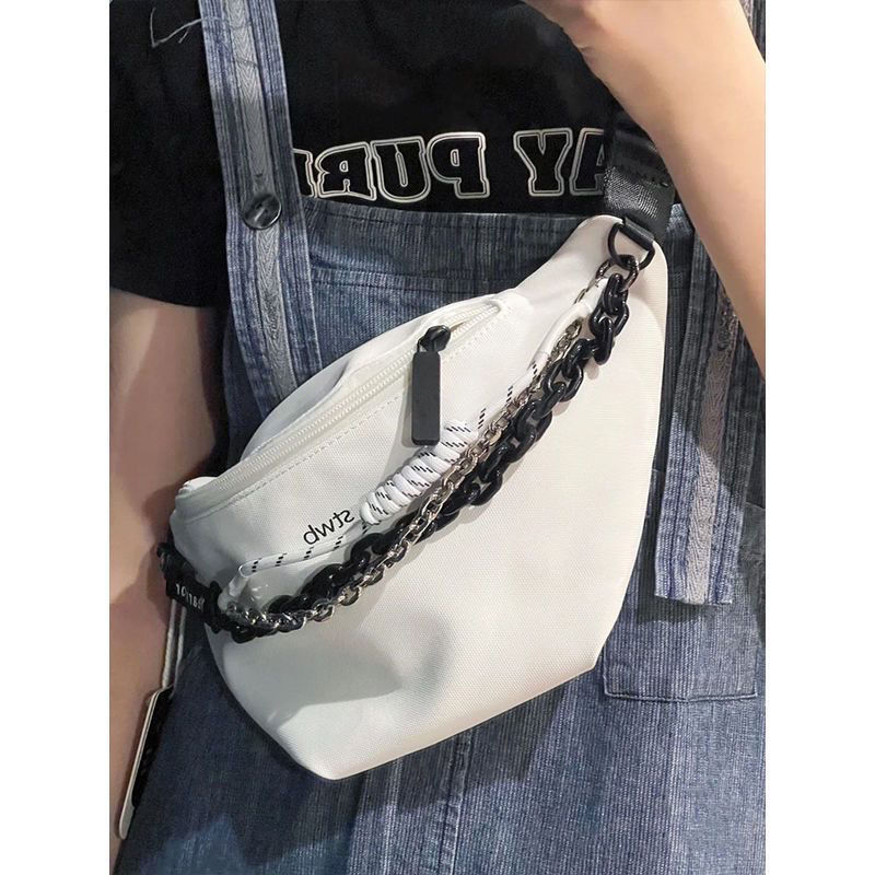 Sanfu waist bag women's  spring geometric space series chain trend casual shoulder bag fashion women's bag 449199
