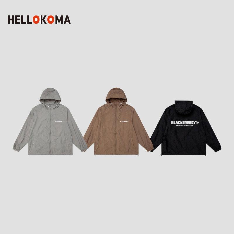 HK summer breathable light and thin sun protection clothing women 2023 new national trend niche outdoor assault clothing hooded jacket men