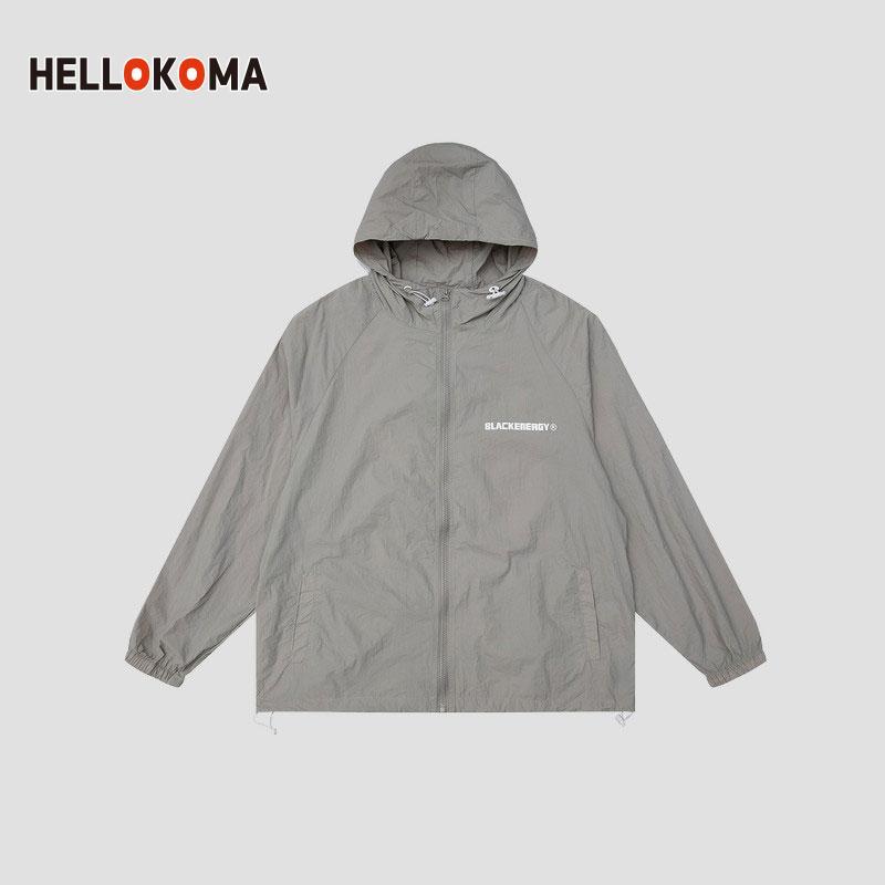 HK summer breathable light and thin sun protection clothing women 2023 new national trend niche outdoor assault clothing hooded jacket men