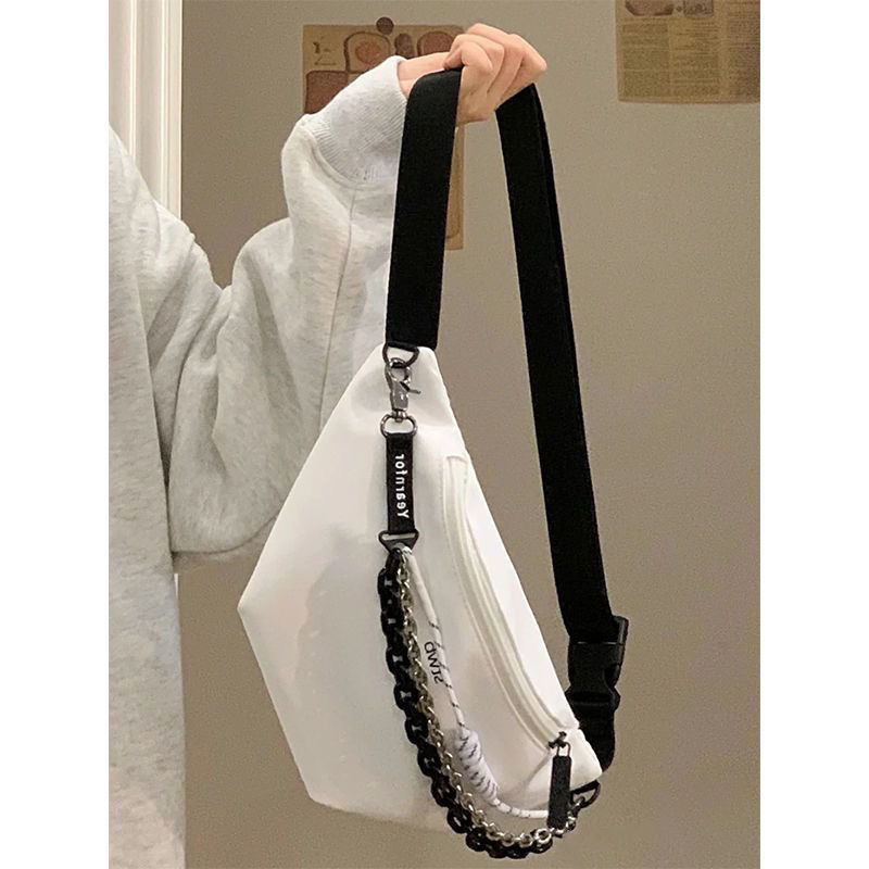 Sanfu waist bag women's  spring geometric space series chain trend casual shoulder bag fashion women's bag 449199