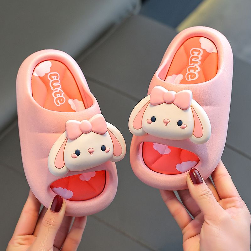 Summer children's sandals and slippers girls princess non-slip soft bottom cute big, medium and small children's bathroom bath baby sandals and slippers