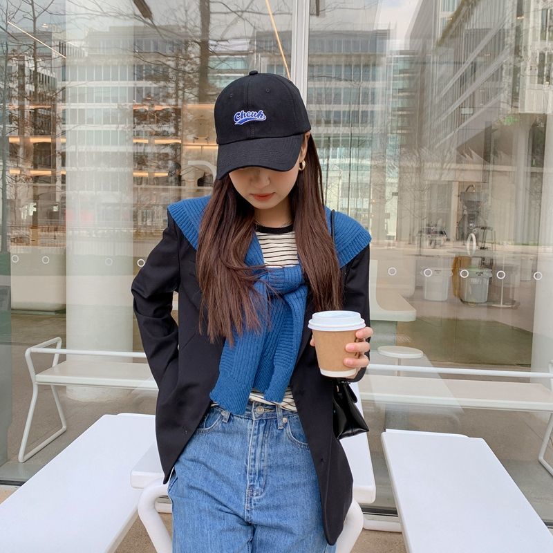 Hat female round face big face thin 2023 summer new peaked cap Korean version of the face small all-match sunshade baseball cap