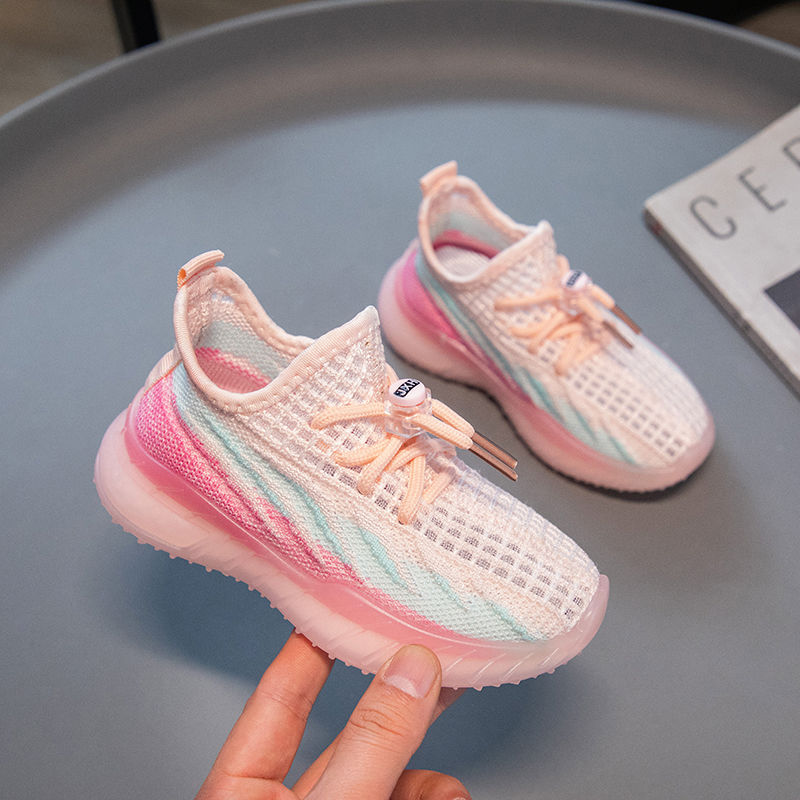 女童运动鞋2023夏季新款儿童椰子鞋平底超软小童宝宝休闲跑步鞋子