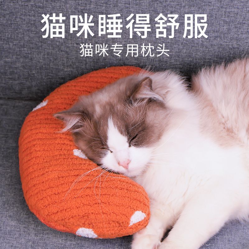 猫咪专用小枕头猫毯子宠物狗狗猫用小垫子睡垫加厚防撕咬冬季保暖