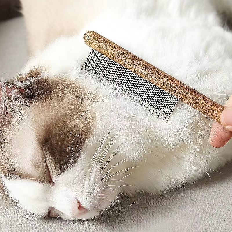 憨憨猫梳子猫咪梳毛专用梳毛刷长毛猫开结去浮毛密齿针梳宠物排梳