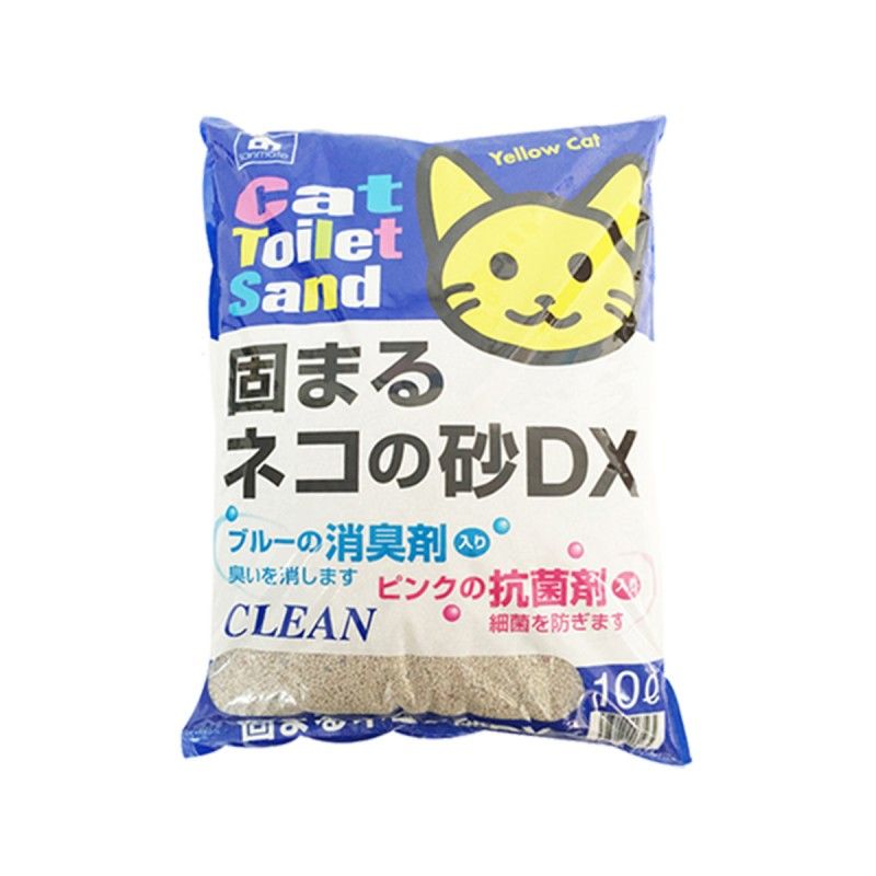 日本莎美特猫砂膨润土土砂除臭结团清新低尘10L大包猫砂7.5kg15斤