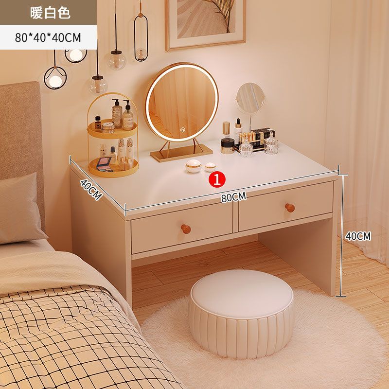 梳妆台卧室现代简约床头化妆桌子小户型网红ins风小型轻奢化妆台