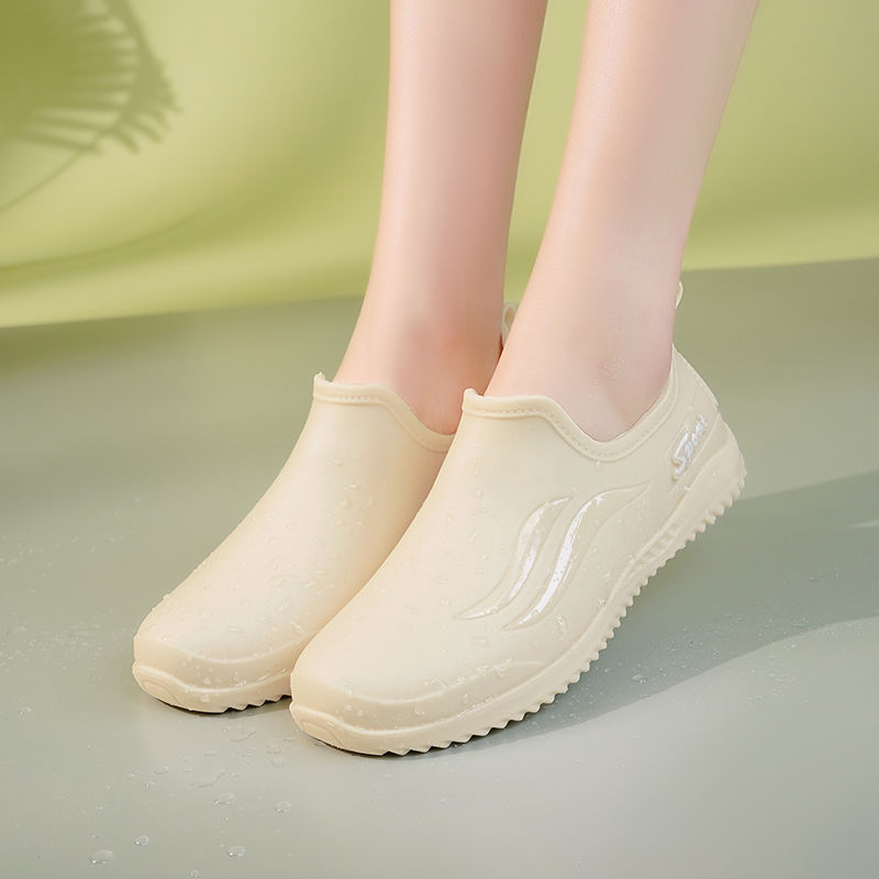 四季低幫雨鞋女成人時尚短筒淺口水鞋防滑外穿雨靴勞保廚房套鞋女