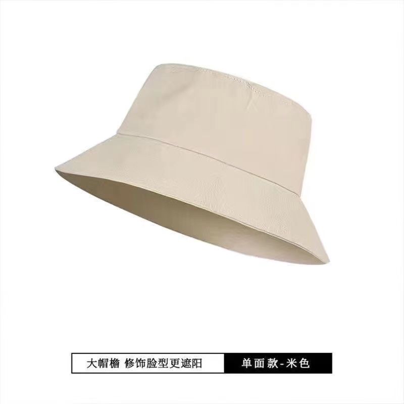 Fisherman's hat women's 2023 summer new sunshade sun hat sun hat cover face hat spring and autumn anti-ultraviolet pot hat