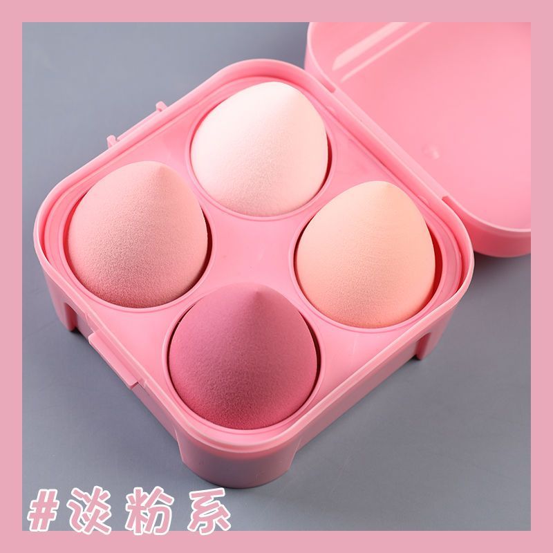 Meizi colorful beauty makeup egg dry and wet dual-use non-eating powder giant soft makeup puff makeup makeup egg gift box set