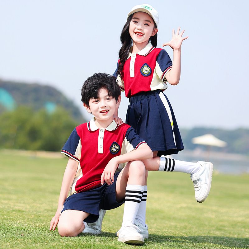 夏季幼兒園園服套裝夏裝大班畢業服一年級夏天兒童班服小學生校服