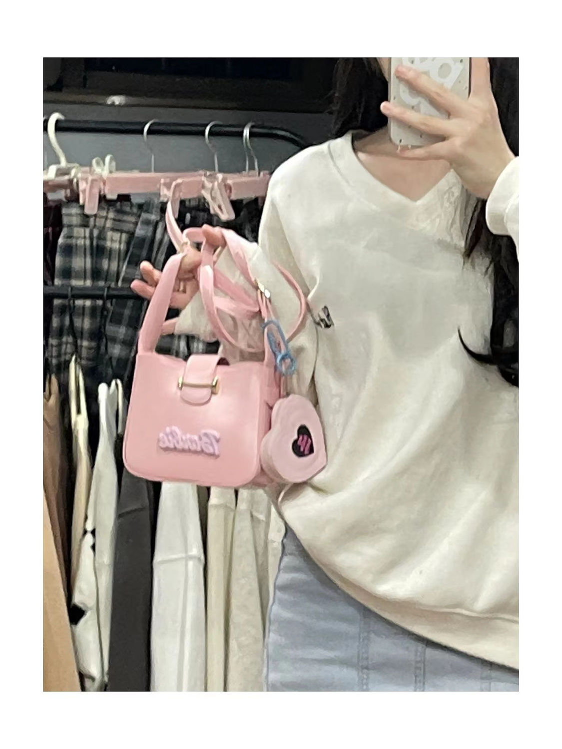 Meidoudu Customized MDODOCT niche design trendy brand women's bag  Spring New minimalist small square bag shoulder bag