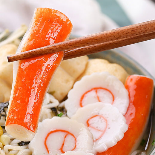 日式手撕新鲜冷蟹棒冻蟹柳蟹肉棒火锅食材寿司专用非即食批发商用