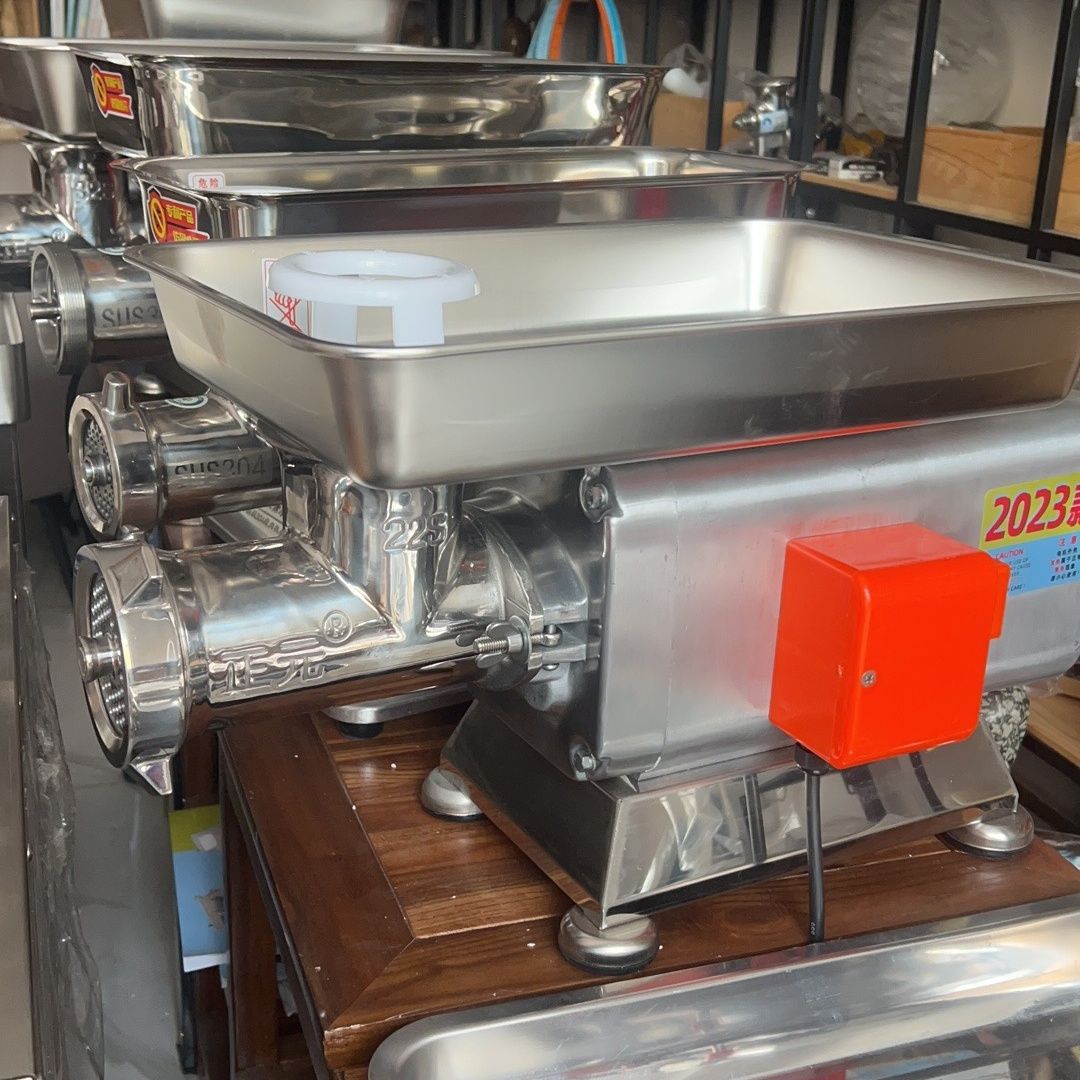 正元电动台式绞肉机商用打肉馅23款灌肠正品碎肉机大功率肉铺正品