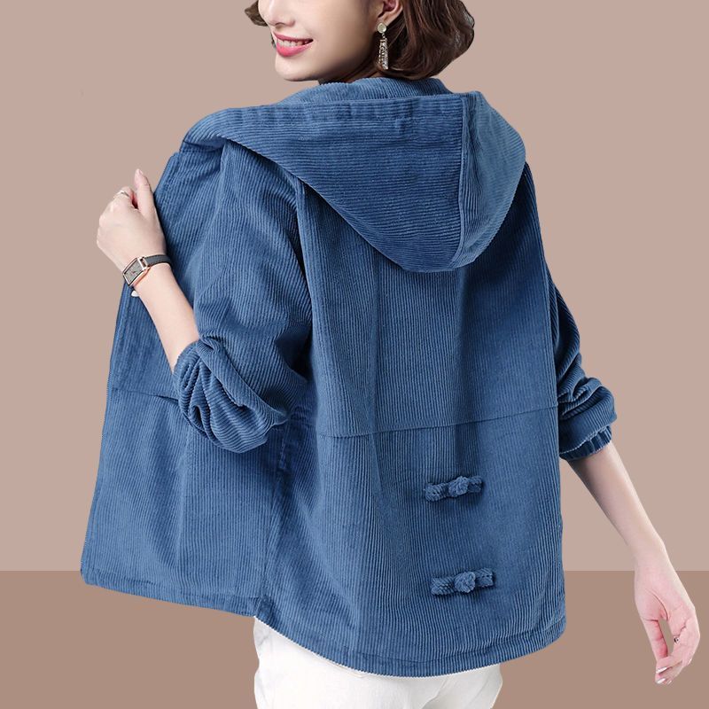 Women's short coat Korean version loose 2023 spring and autumn new large size thin jacket casual all-match sweater women's fashion
