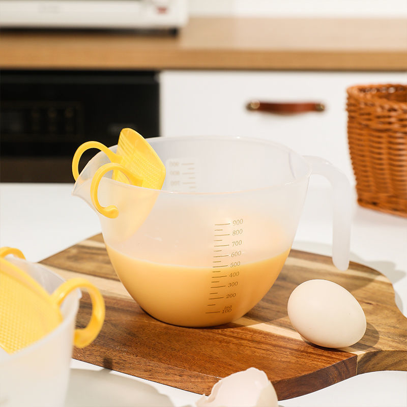 鸡蛋过滤网蛋液过滤机料理打蛋过滤碗厨房烘焙豆浆搅拌碗打蛋器