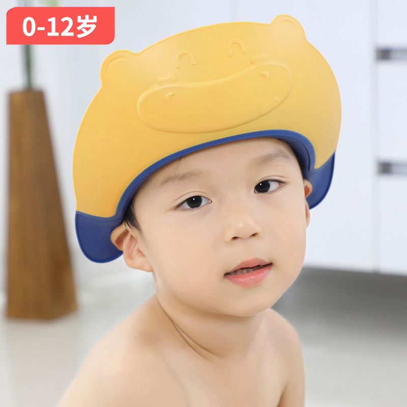 宝宝洗头帽防水护耳洗头神器婴儿小孩洗澡浴帽挡水软胶儿童洗发帽