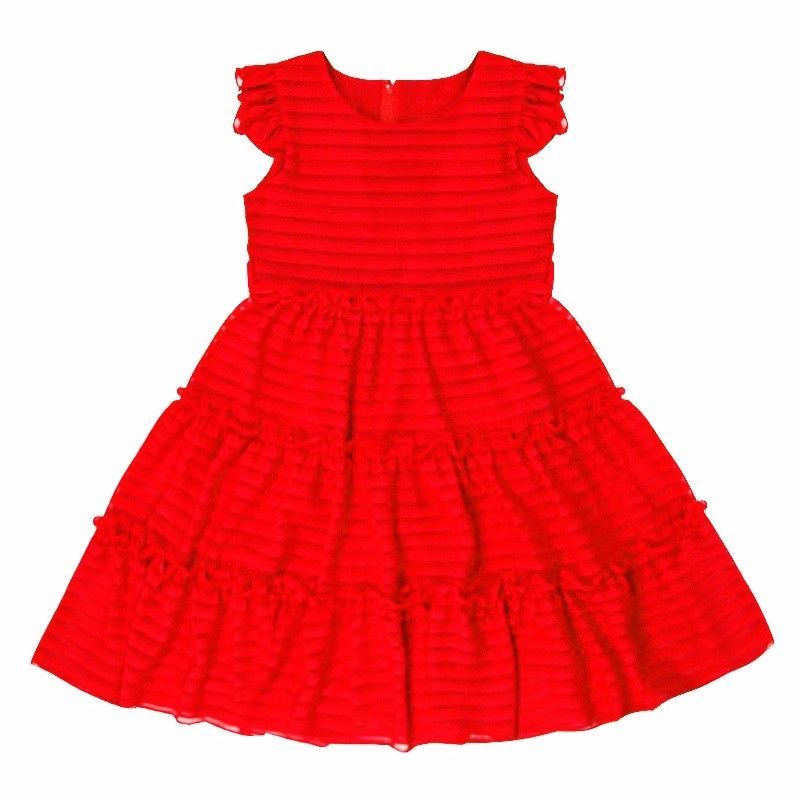 新款儿童裙子夏季儿童公主裙春秋12到15岁大童红色套装轻奢连衣裙