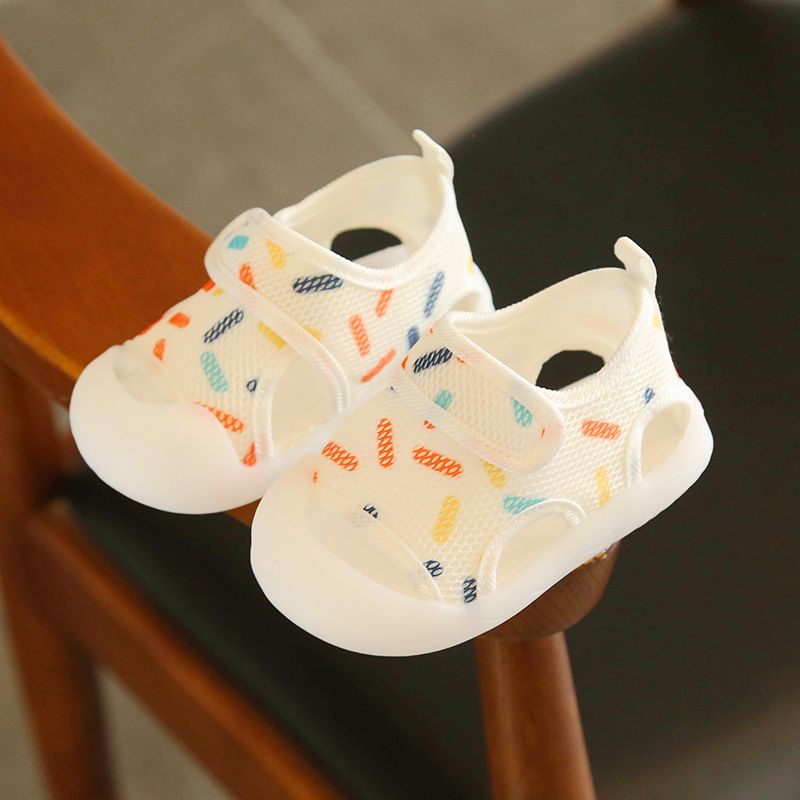 新款夏季宝宝凉鞋学步鞋0-1-2岁初学者网面透气婴幼儿凉鞋儿童鞋