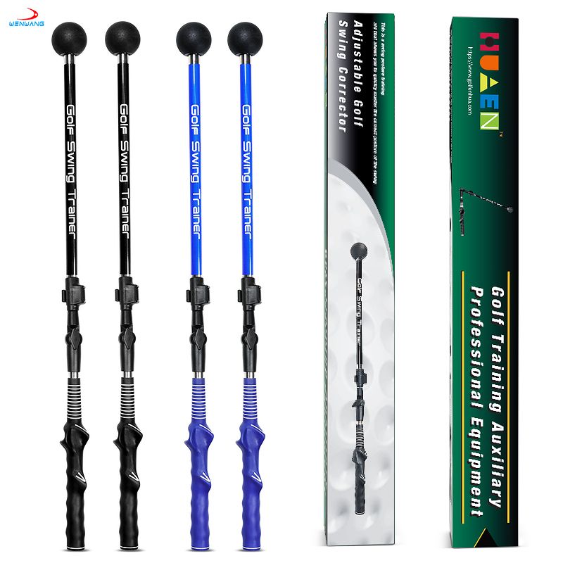 Golf Indoor Trainer, Retractable Swing Stick, Foldable Posture Corrector For Beginners_voghion.com