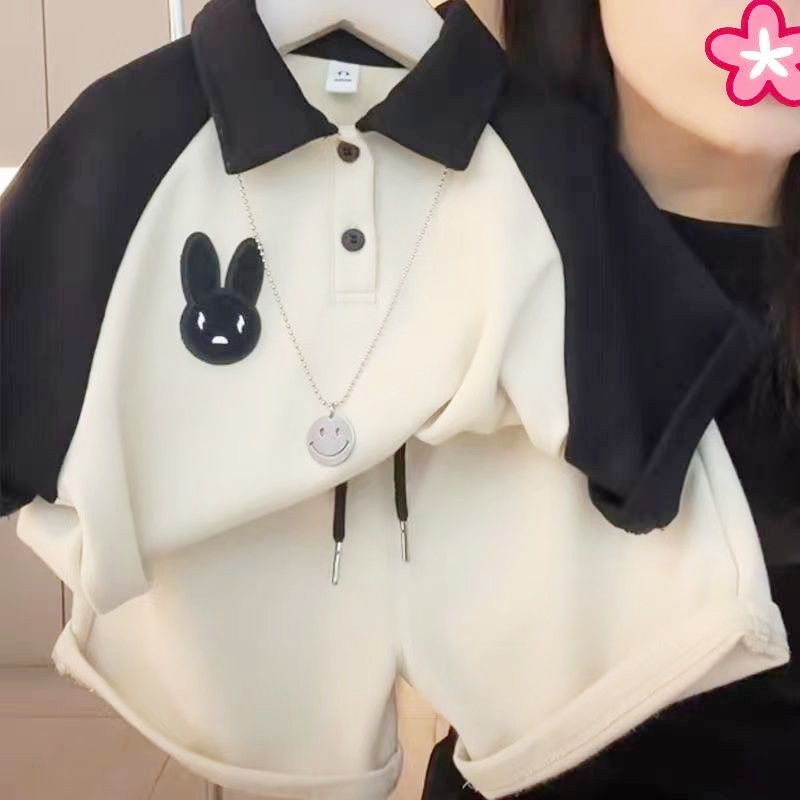 儿童夏装男2023新款童装纯棉宝宝时髦潮短袖套装中小童韩版两件套