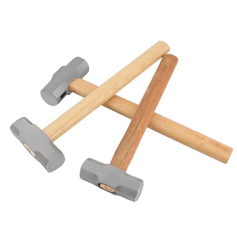 重型八角锤方头砸墙拆墙榔头木柄多功能石工铁锤子工地用郎头工具