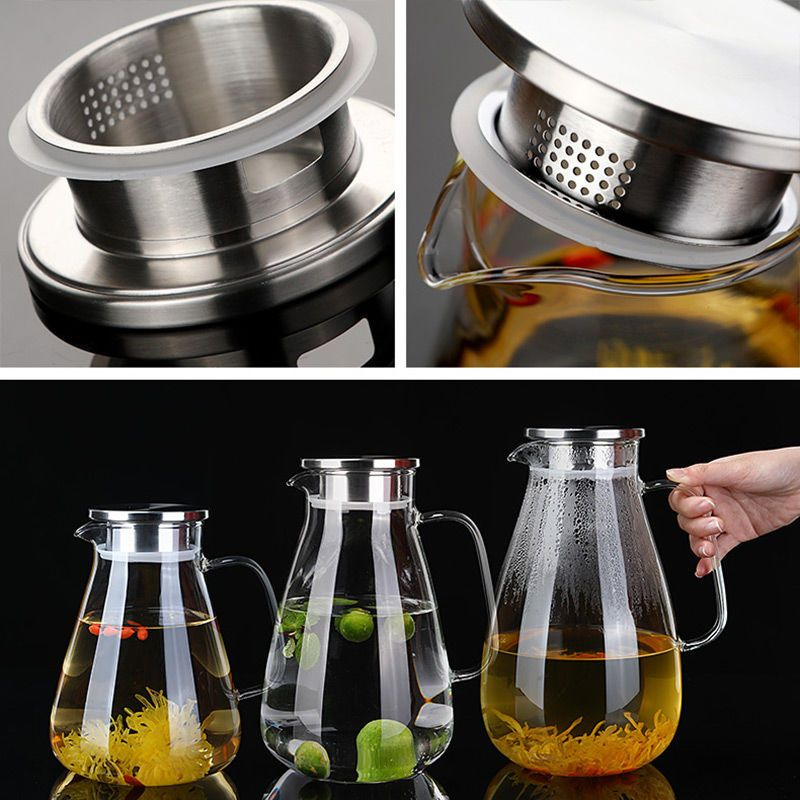 家用耐热玻璃冷水壶高温凉水杯加厚防爆大容量凉白开水壶茶壶套装