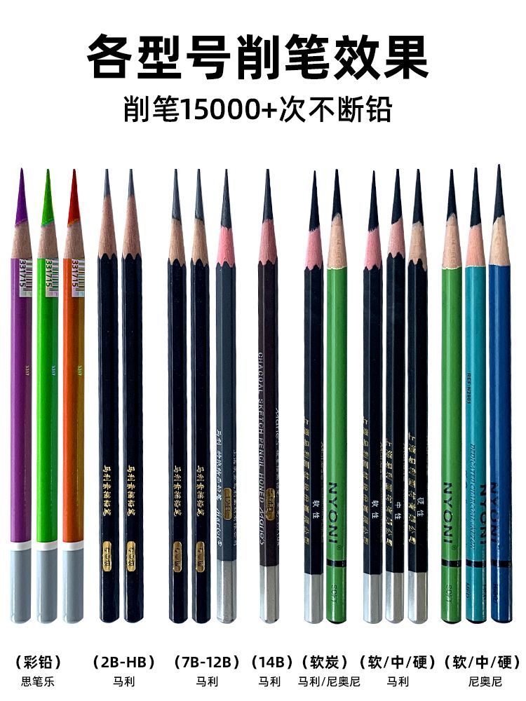 素描美术生专用转笔刀炭笔卷笔刀削铅笔器削笔机铅笔刀速写手摇
