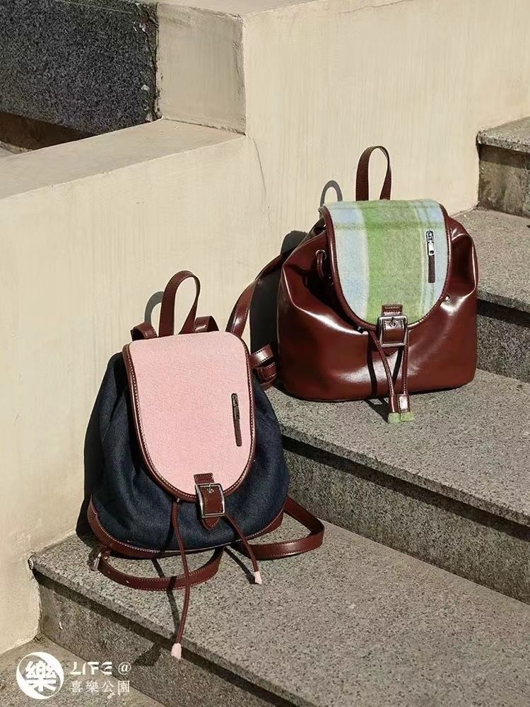 xilepark原创设计女包双肩包女春夏时尚大容量电脑包女背包书包