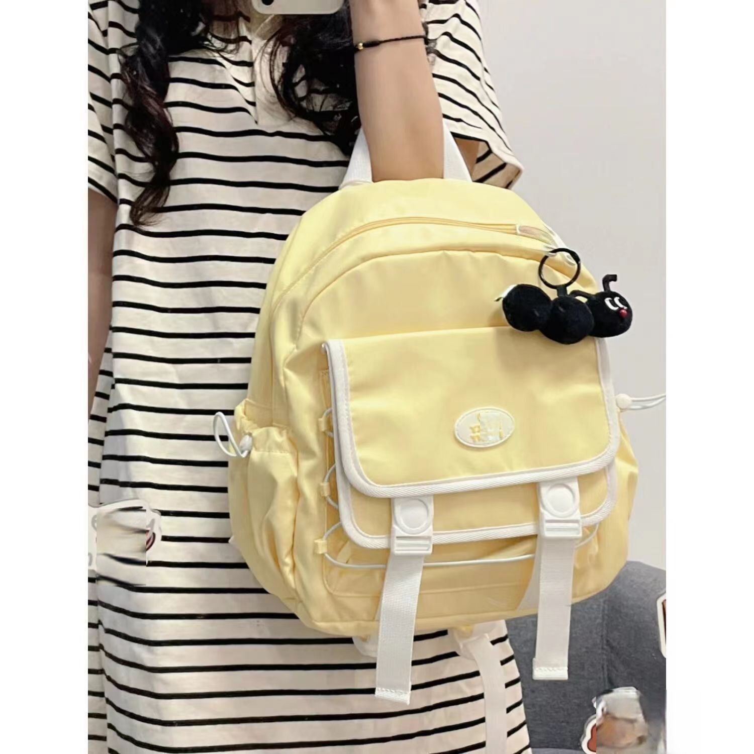 Caterpillar series student original cute Japanese female diy schoolbag ins college all-match backpack travel