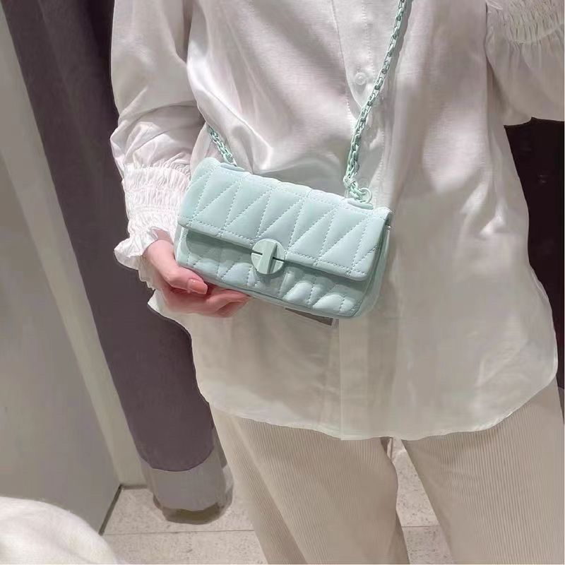 Sanfu Chain Bag  New Messenger Bag Small Bag Shoulder Bag Underarm Bag Commuting Advanced Sense Lingge Women's Bag