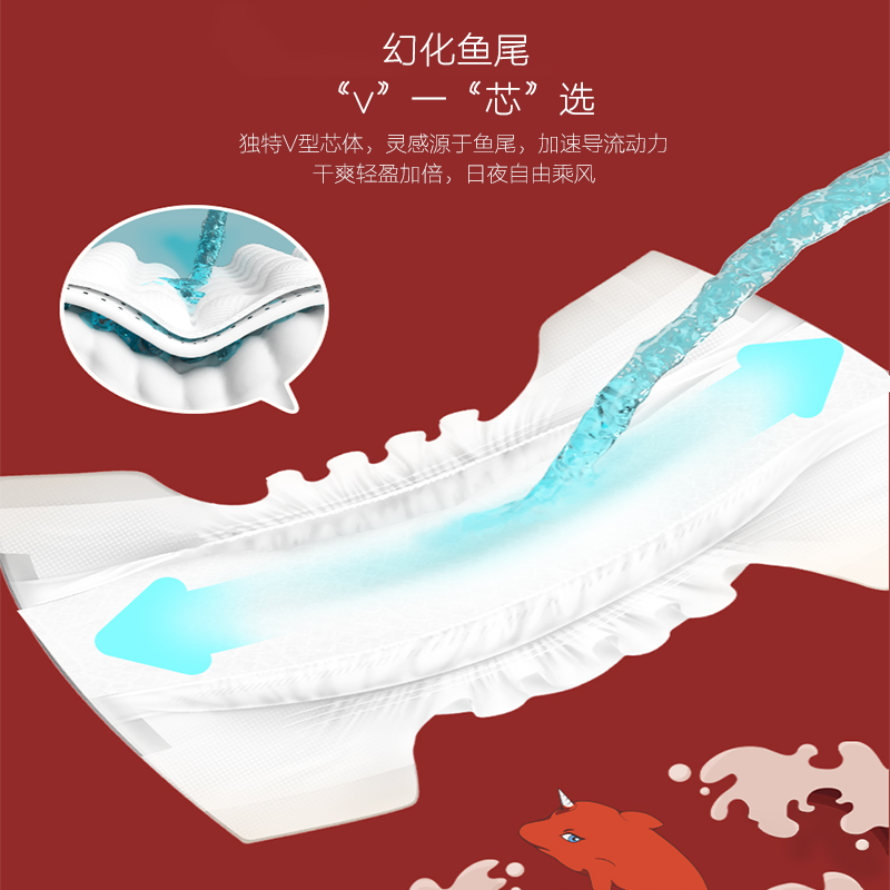 BEABA大鱼海棠婴儿童纸尿裤拉拉裤超薄透气尿不湿M/L/XL/XXL码K