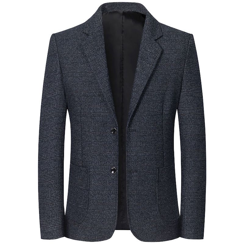 Fuguiniao middle-aged men's suit jacket spring and autumn men's casual jacket top dad middle-aged and elderly small suit