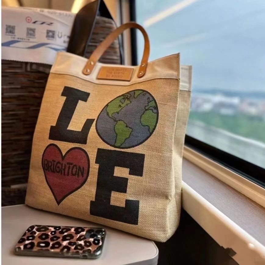 New 2023 portable canvas bag mommy outing bag simple and versatile shoulder lunch box bag handbag to carry to work