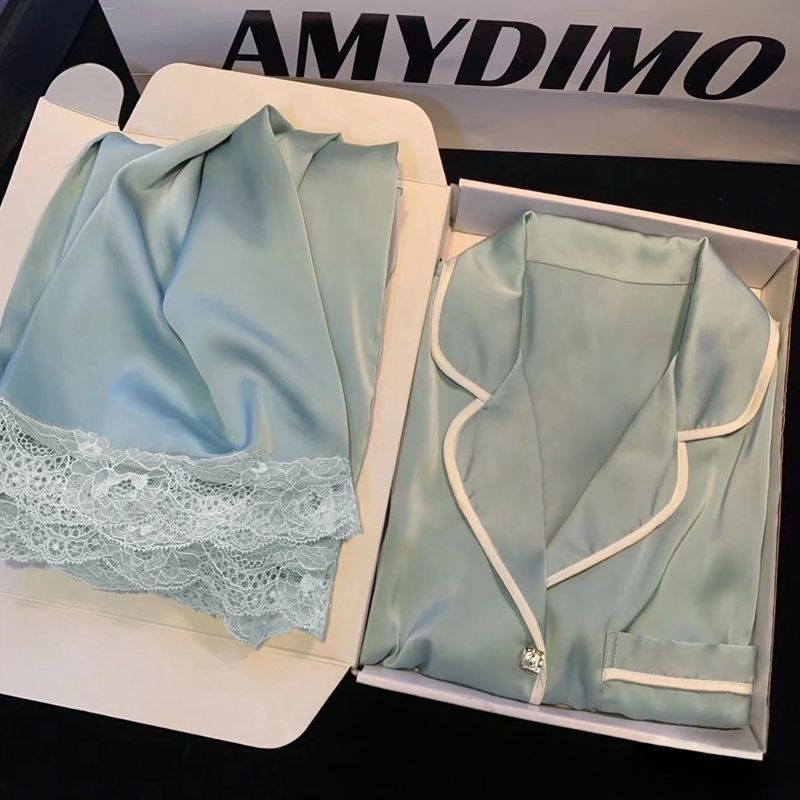 冰絲睡衣女夏天薄款ins風高顏值短袖短褲絲綢家居服套裝可外穿夏