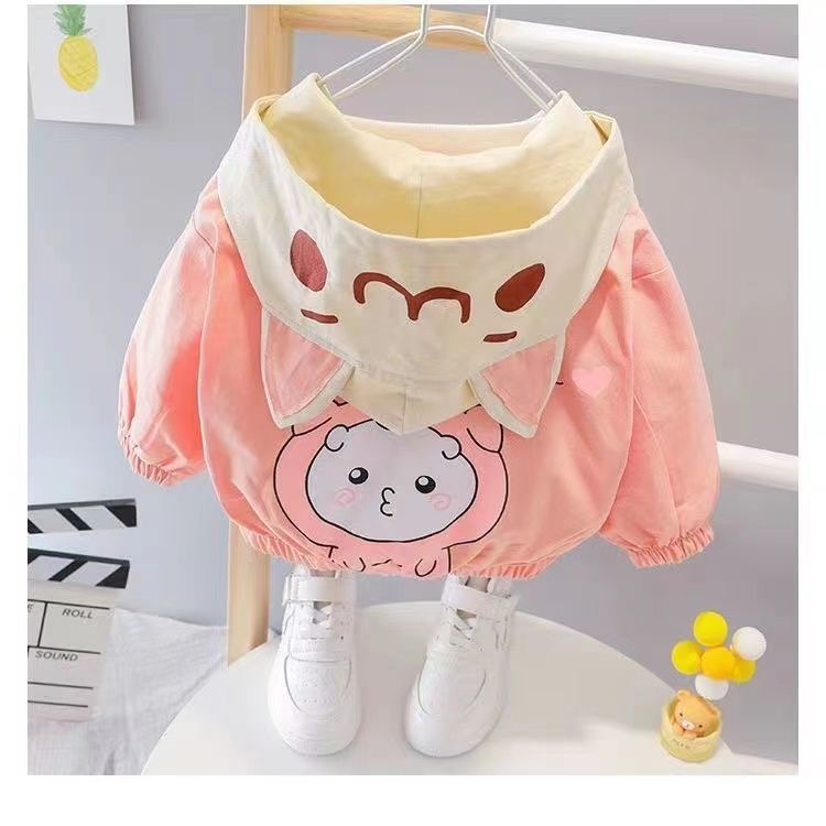 Baby coat  new Korean version of foreign style children's spring and autumn casual tops baby coat thin section trendy