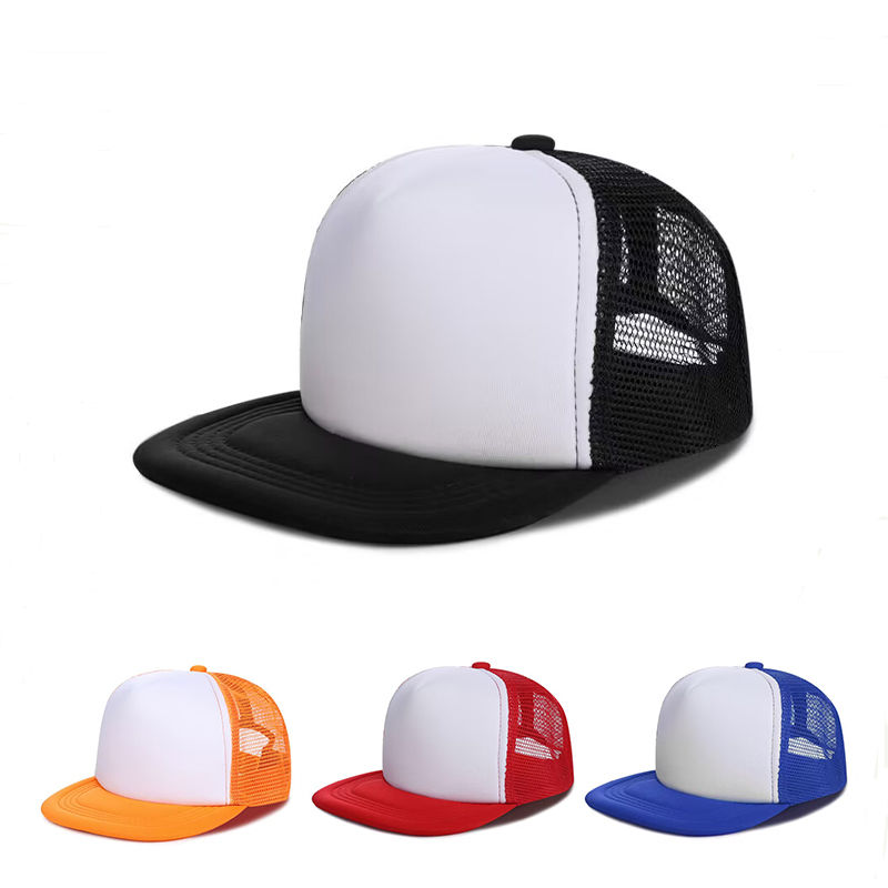 Chapéu de malha, chapéu de aba plana masculino e feminino, proteção solar de verão, proteção solar, respirabilidade, chapéu de sol versátil, ao ar livre_voghion.com