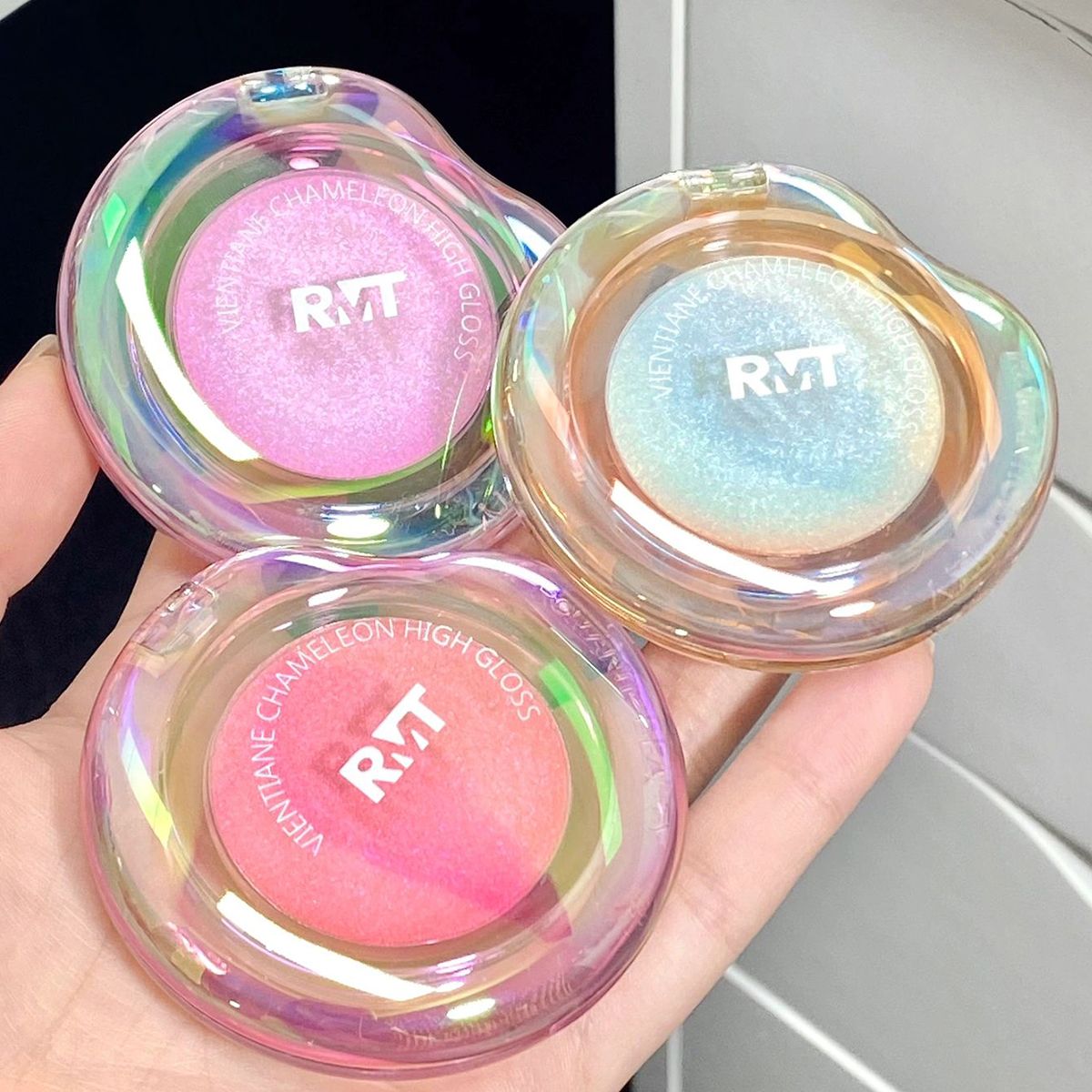 【 New Product 】 RMT Luo Xiaoman Chameleon High gloss Fantasy Plate Face Brightening, Powder Polarization, Fine Sparkling_voghion.com