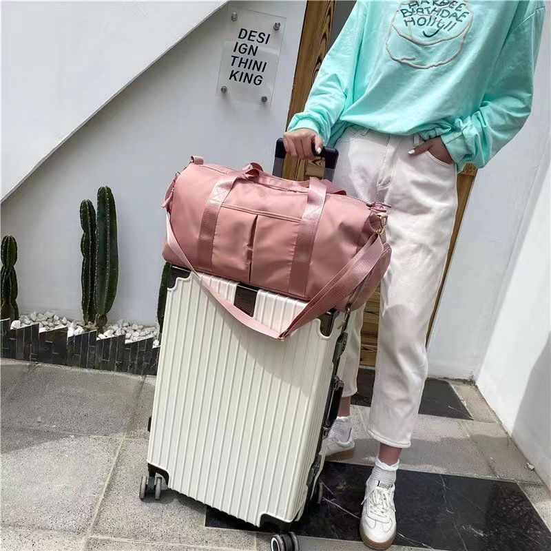 Sports Fitness Bag Short Distance Travel Bag Dry Wet Separation Portable Messenger Travel Sports Training Basketball