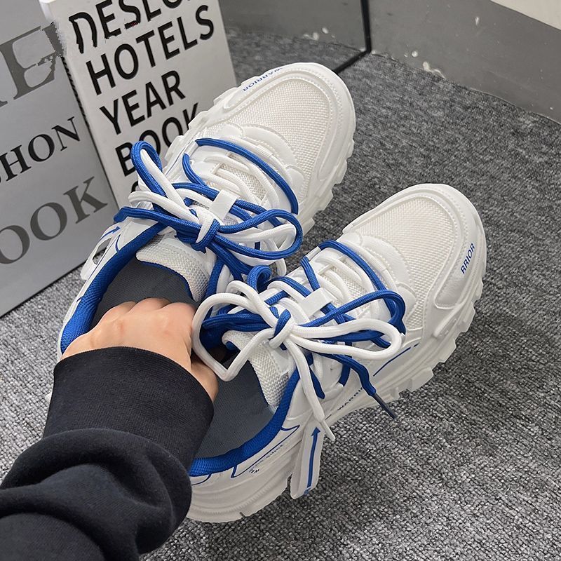 Soft sole daddy shoes female Klein blue sneakers female 2023 new spring and summer casual running shoes ins all-match