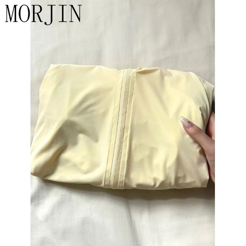 MORJIN Japanese sweet light yellow hooded sunscreen women's outerwear summer thin loose breathable long-sleeved jacket