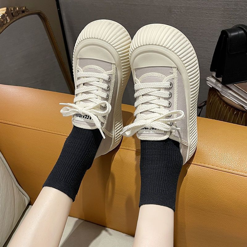 Summer canvas shoes women's niche original small white shoes 2023 new ins retro casual two-wear all-match sneakers