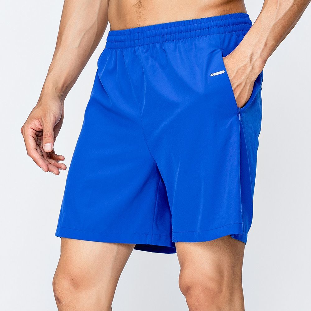 夏季跑步五分运动短裤男排汗透气速干休闲宽松健身训练裤后腰口袋